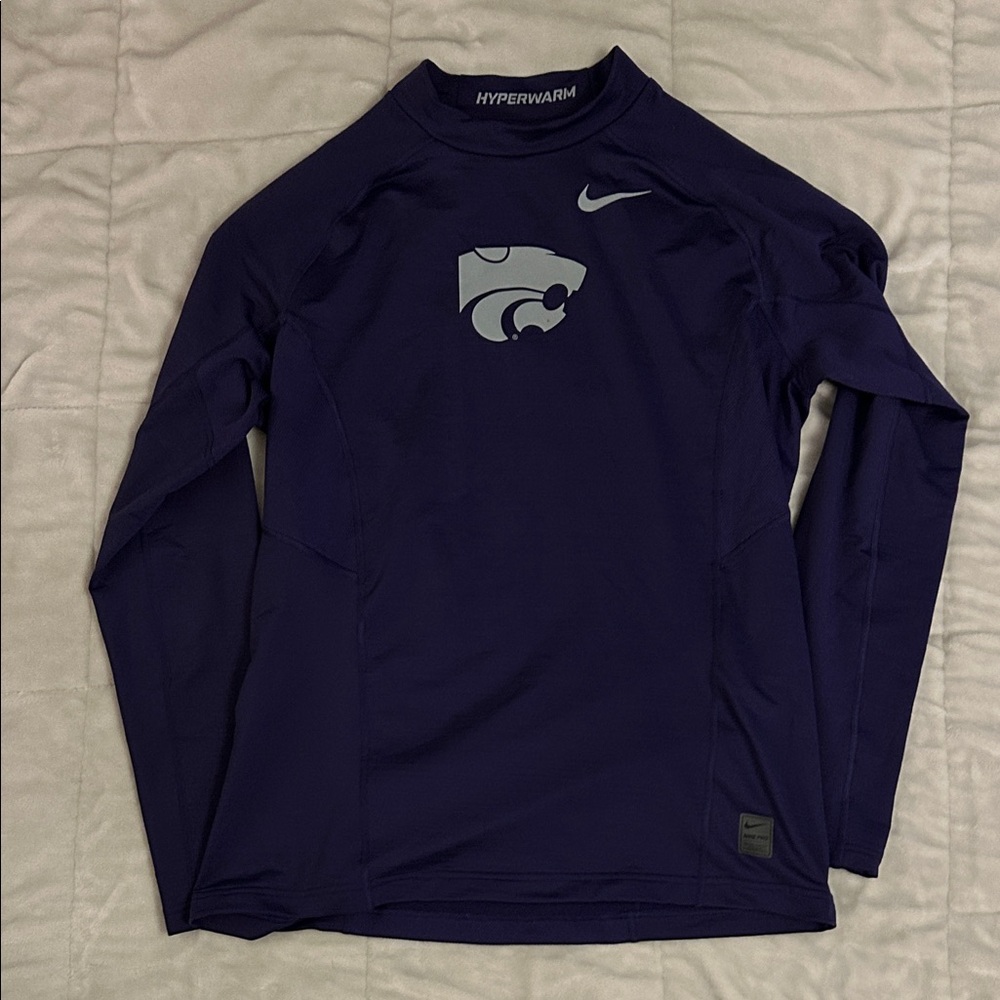 Nike Hyperwarm Purple Long Sleeve Shirt Kansas State
